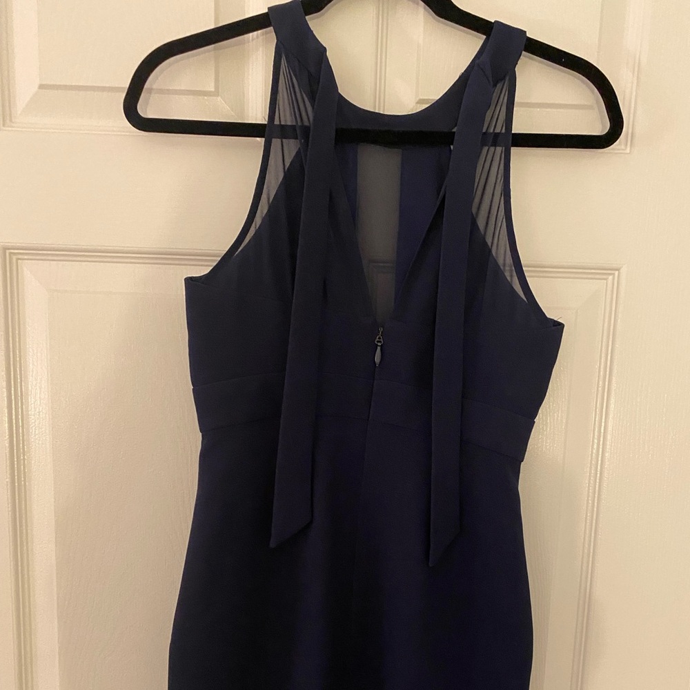 BCBG Halter Dress w Illusion Neck Size 2